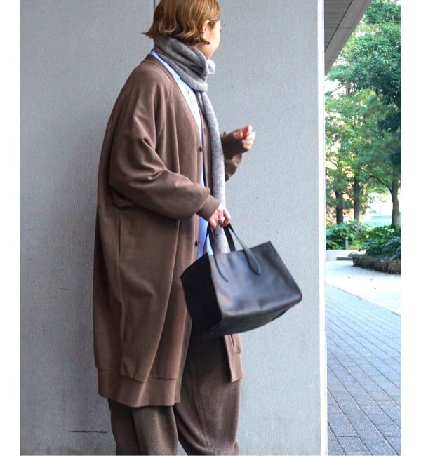 journal standard luxe「パイル Vネック-カーディガン」|カーディガン|ブラウン