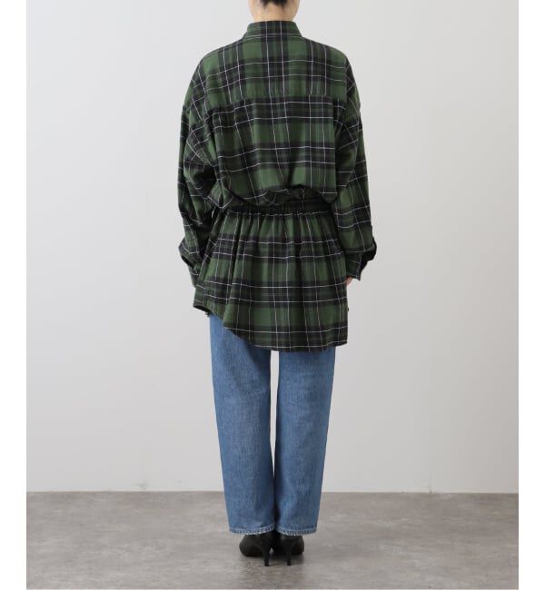 journal standard L'essage「【INSCRIRE /アンスクリア】Flannel Shirt Dress：シャツ」|シャツ・ブラウス|