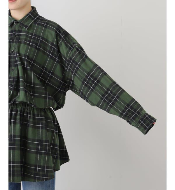 journal standard L'essage「【INSCRIRE /アンスクリア】Flannel Shirt Dress：シャツ」|シャツ・ブラウス|
