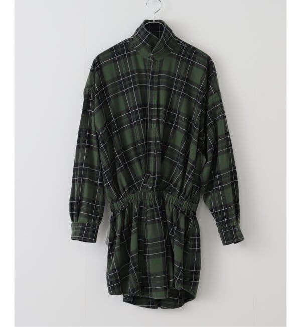 journal standard L'essage「【INSCRIRE /アンスクリア】Flannel Shirt Dress：シャツ」|シャツ・ブラウス|