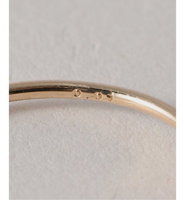 Lilas by Spick&Span「《一部店舗+WEB限定》Vラインダイヤリング K10」|リング|