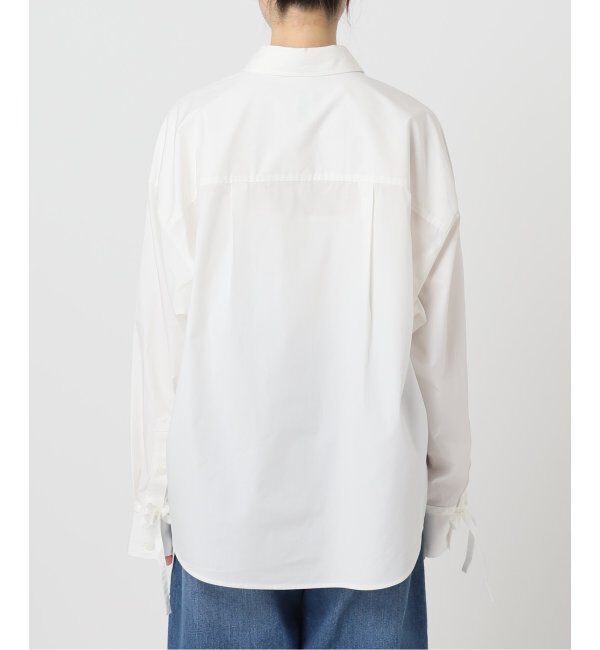 U by SPICK&SPAN「リボンスリーブオーバーシャツ」|シャツ・ブラウス|