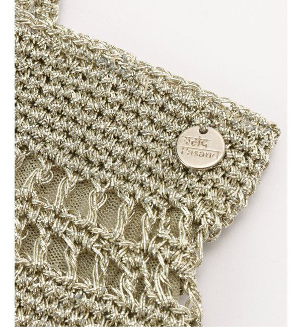  「【ne Quittez pas/ヌキテパ】 METALLIC MACRAME TOTE BAG」|トートバッグ|