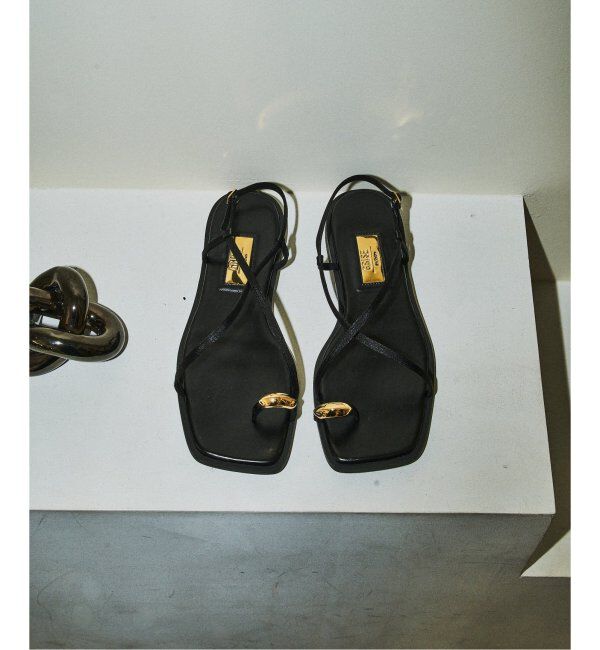 追加3》GRISEメタルリングクロストングサンダル｜ルミネのファッション