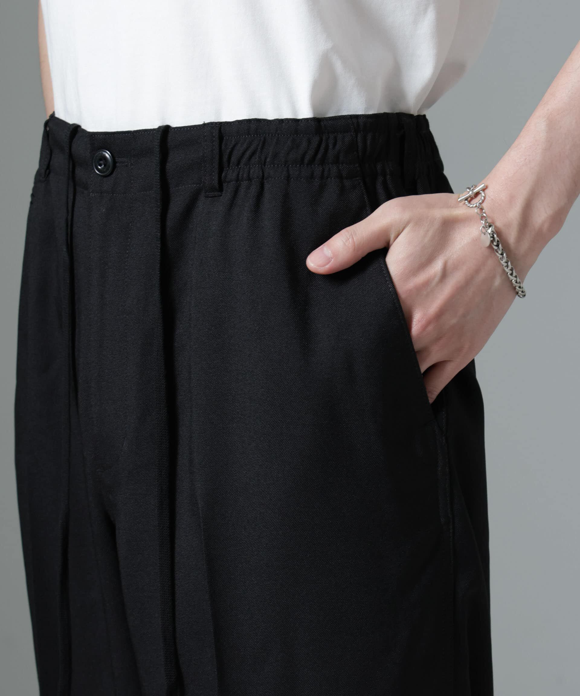 nano･universe「Dickies/別注 ワイドテーパード イージーパンツ」|チノ|