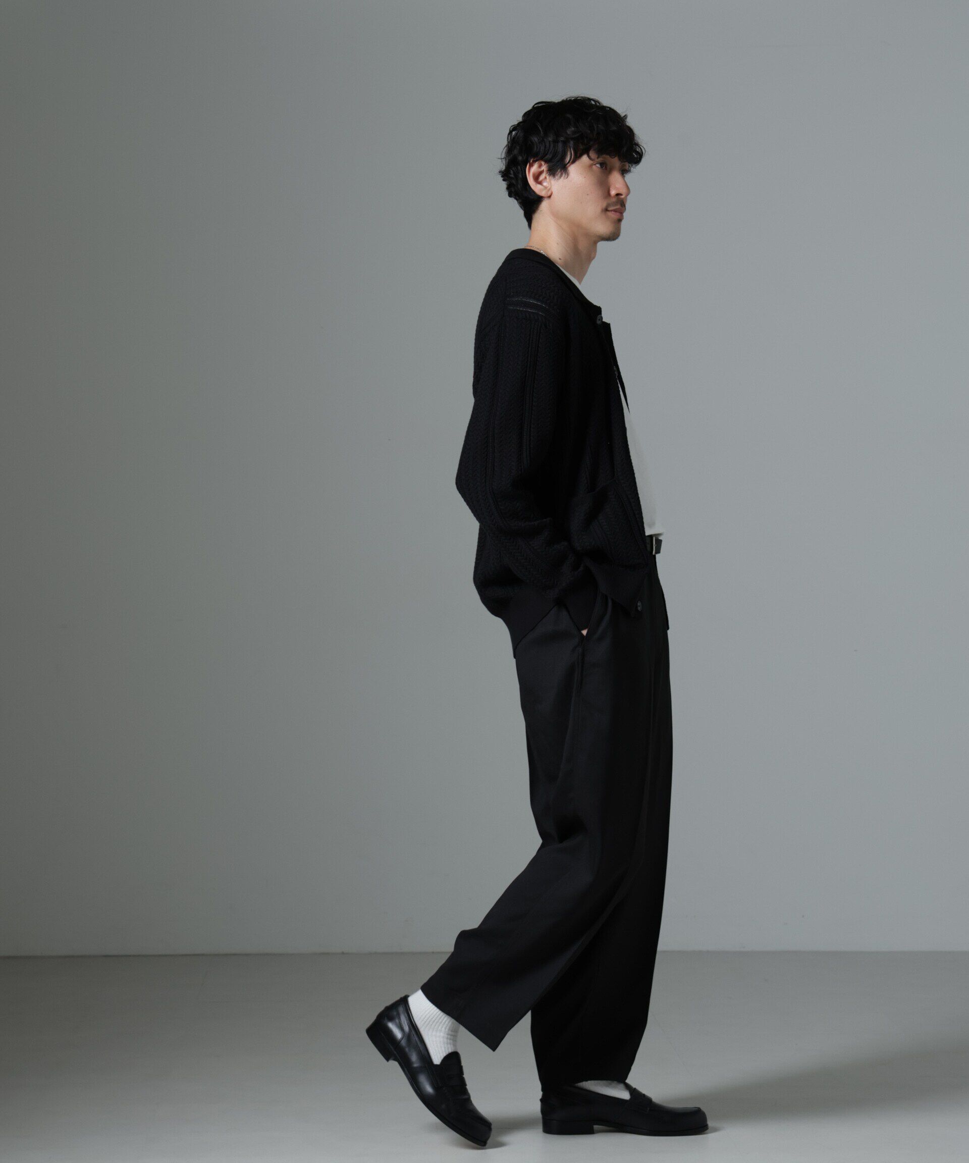 nano･universe「Dickies/別注 ワイドテーパード イージーパンツ」|チノ|