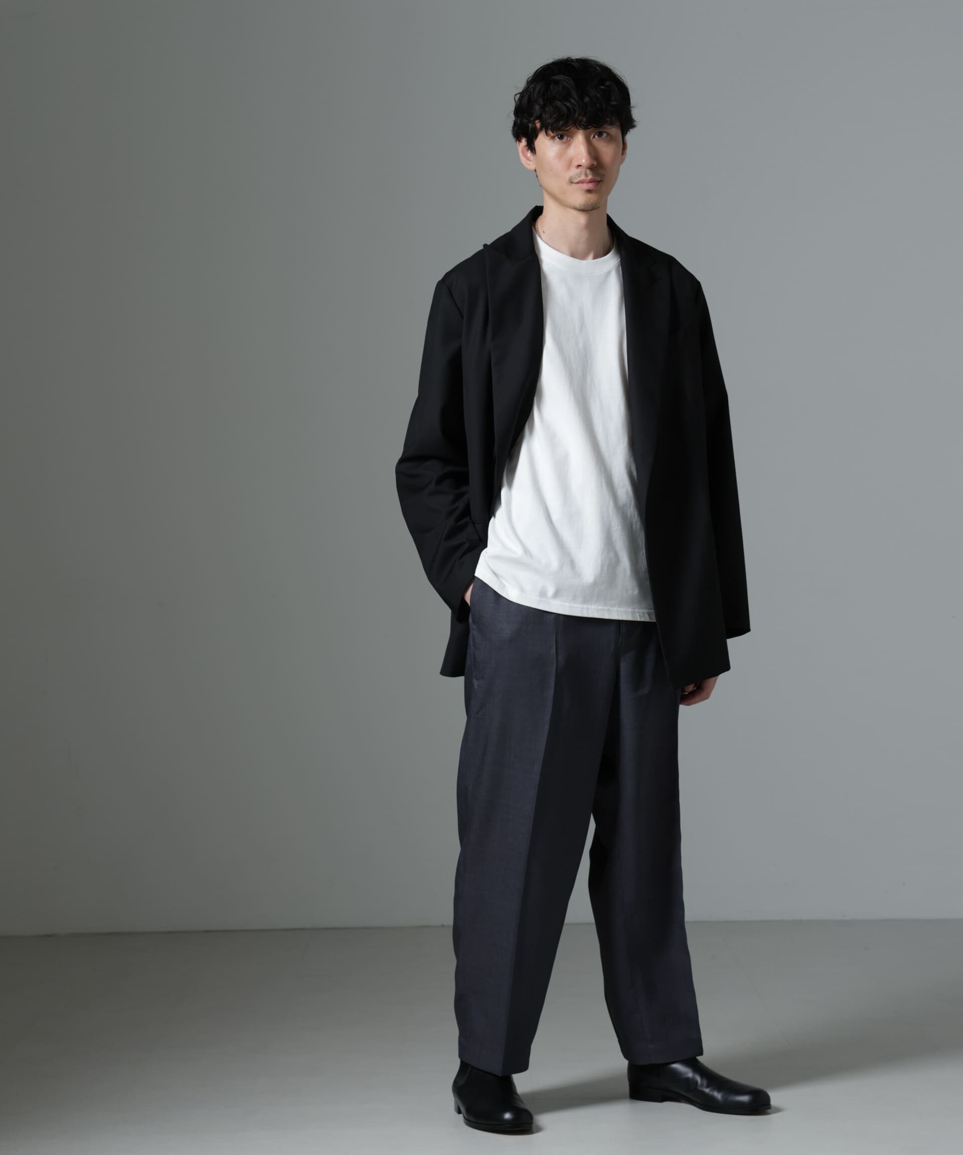 nano･universe「Dickies/別注 ワイドテーパード イージーパンツ」|チノ|