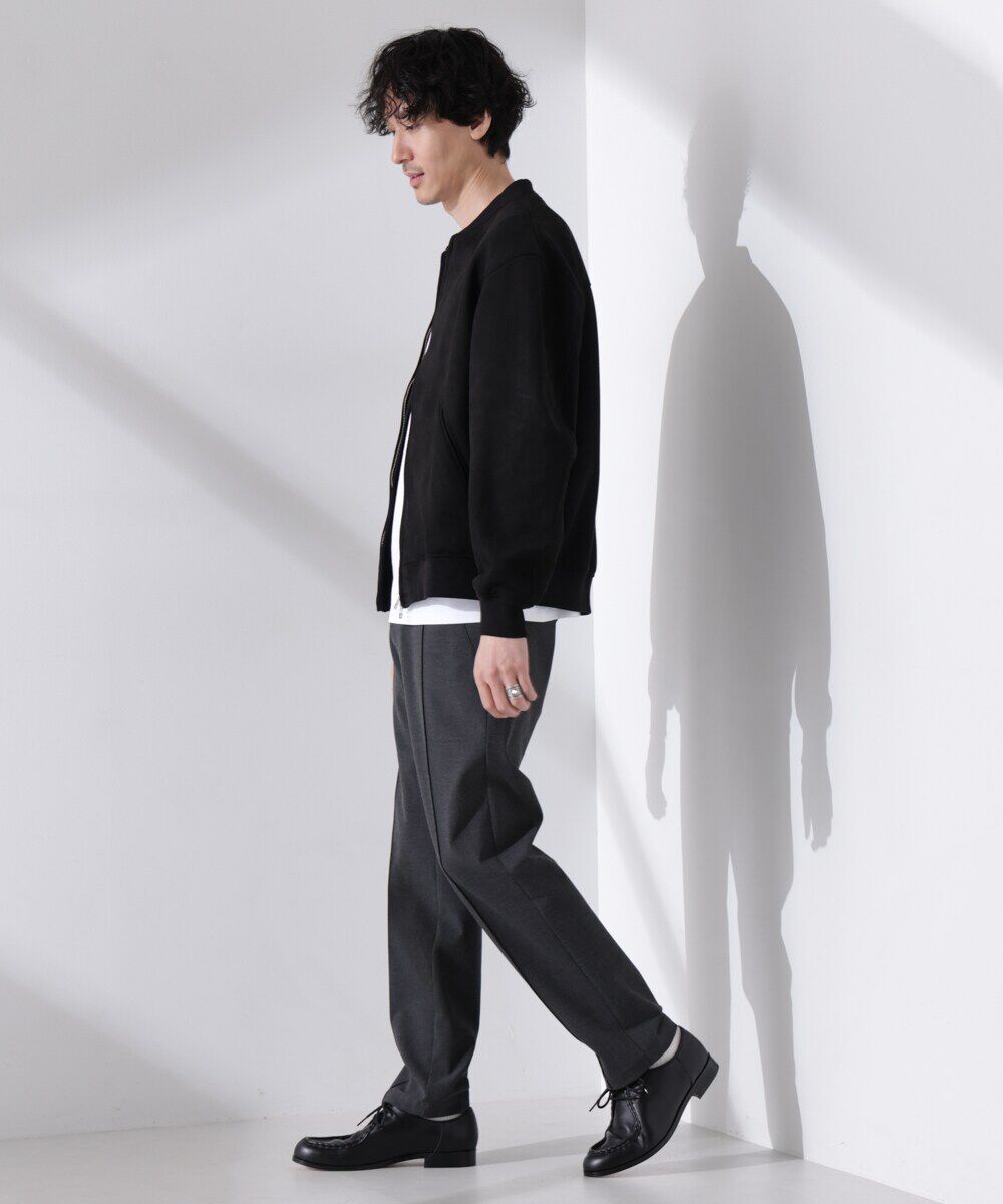 nano･universe「フェイクスエードMA-1」|ブルゾン・スタジャン|