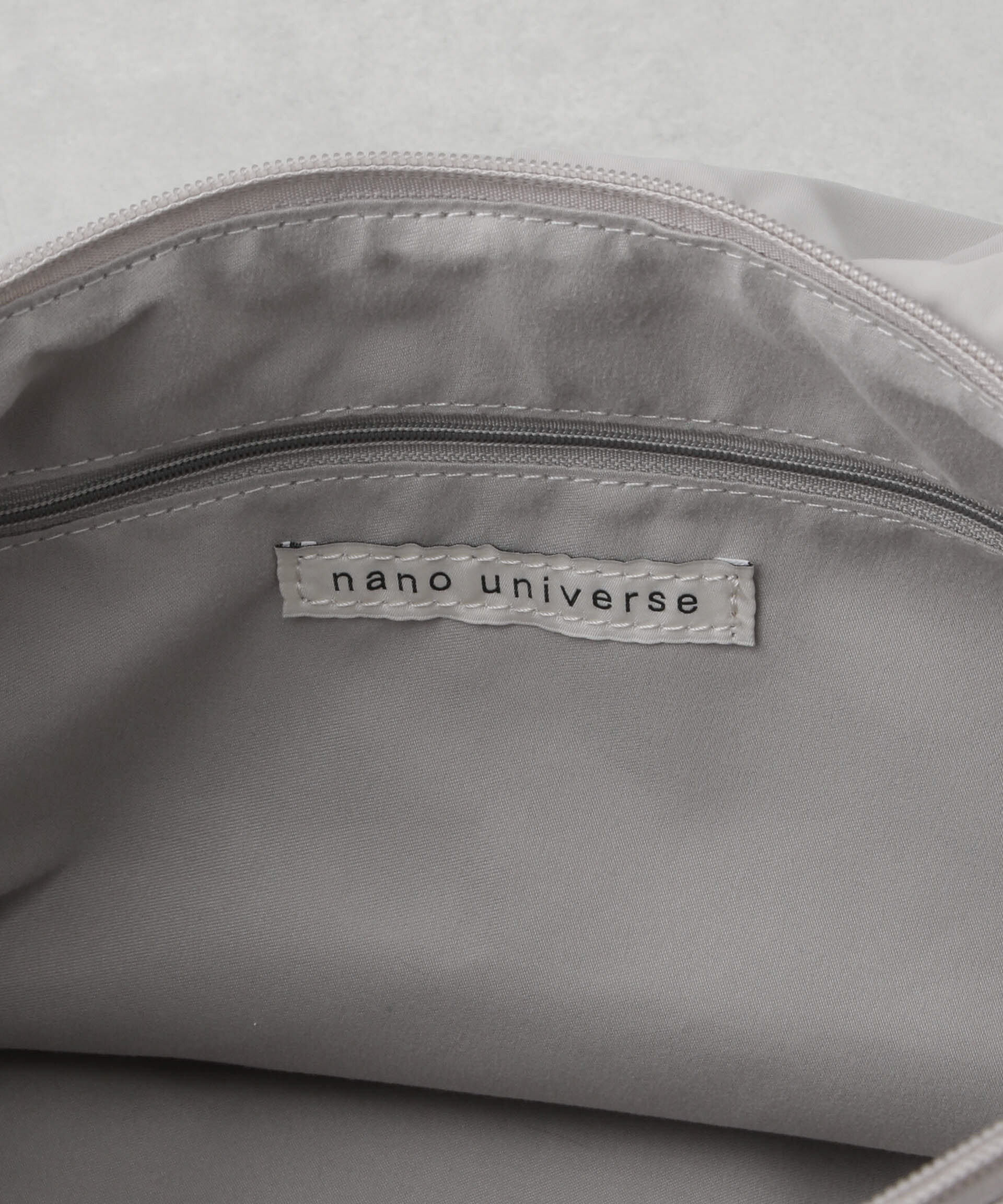 nano･universe「ギャザーハンドルショルダーバッグ」|ショルダー・メッセンジャー|