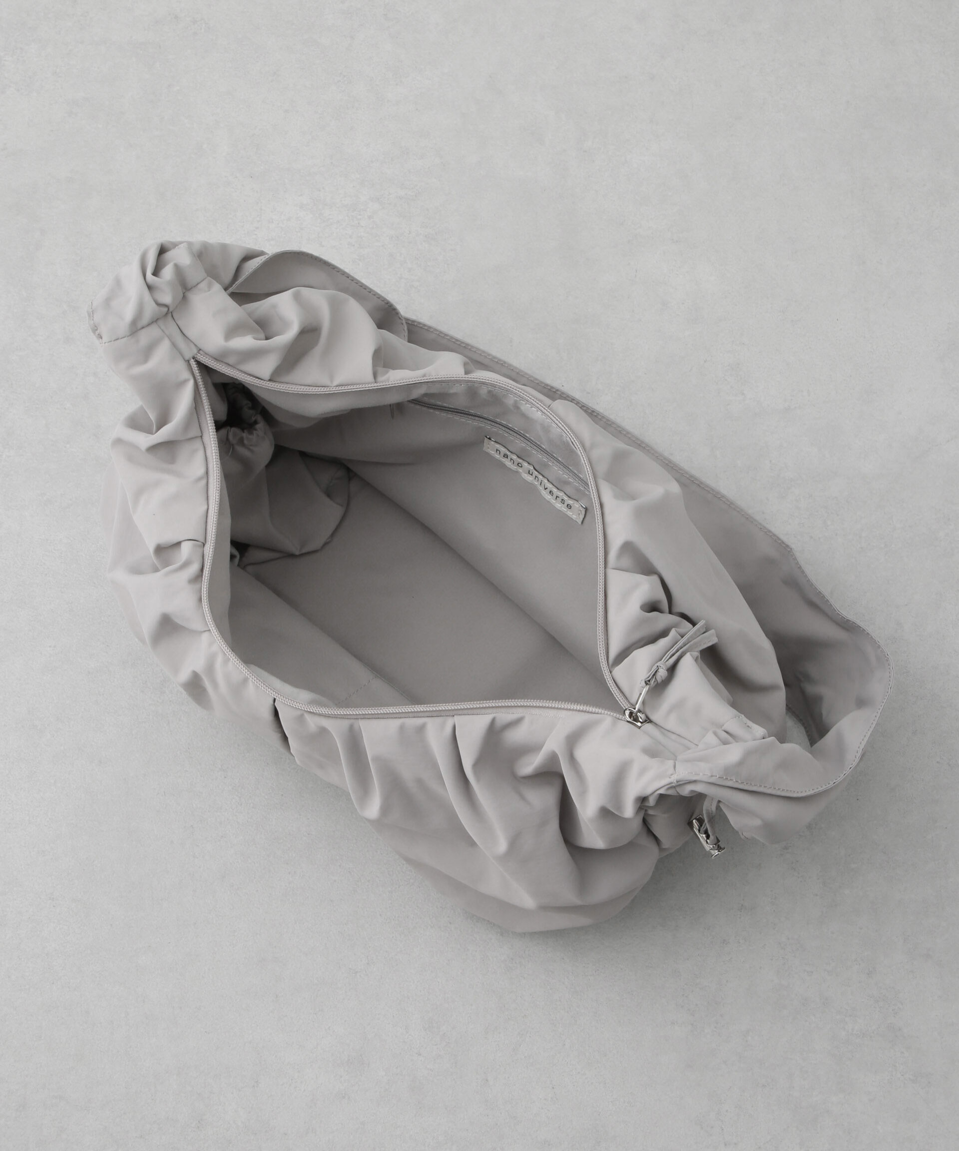 nano･universe「ギャザーハンドルショルダーバッグ」|ショルダー・メッセンジャー|