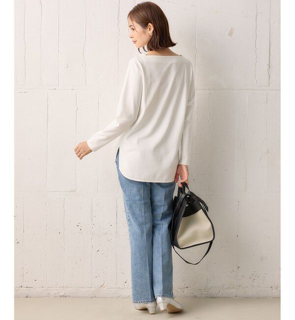 組曲「スクエアネックテール ロングＴシャツ」|Tシャツ・カットソー|