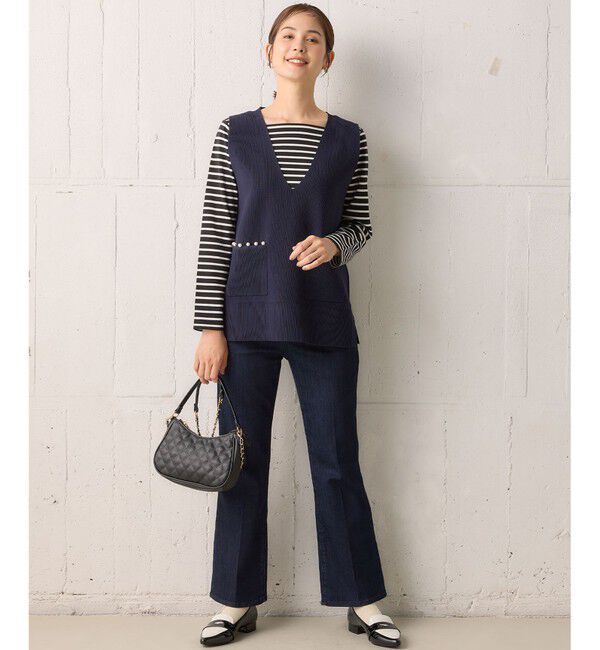 組曲「スクエアネックテール ロングＴシャツ」|Tシャツ・カットソー|