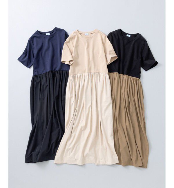 組曲「【WEB限定】コンビネーションコクーンワンピース」|ワンピース|