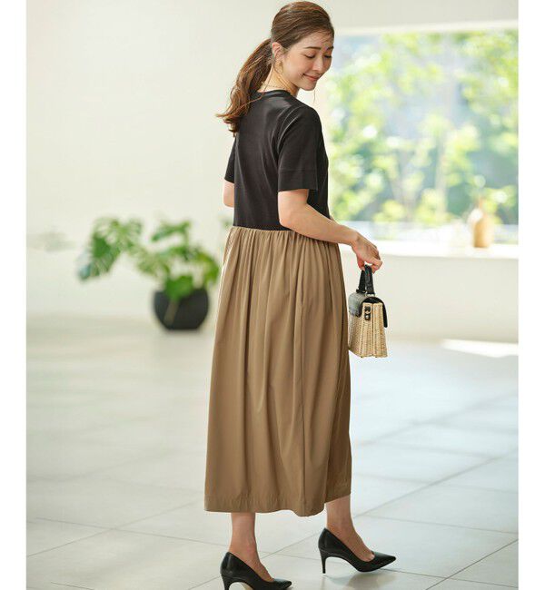 組曲「【WEB限定】コンビネーションコクーンワンピース」|ワンピース|