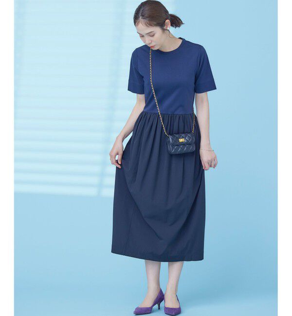 組曲「【WEB限定】コンビネーションコクーンワンピース」|ワンピース|