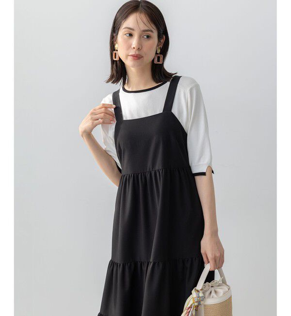 組曲「5分袖ニットＴシャツ」|ニット・セーター|