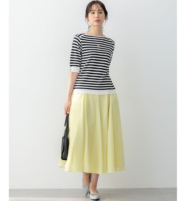 組曲「5分袖ニットＴシャツ」|ニット・セーター|