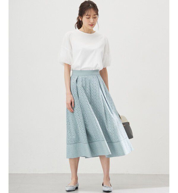 組曲「【WEB限定】チュールポンチドッキング Tシャツ」|Tシャツ・カットソー|