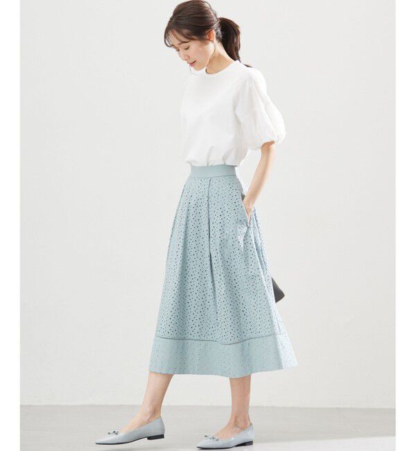 組曲「【WEB限定】チュールポンチドッキング Tシャツ」|Tシャツ・カットソー|