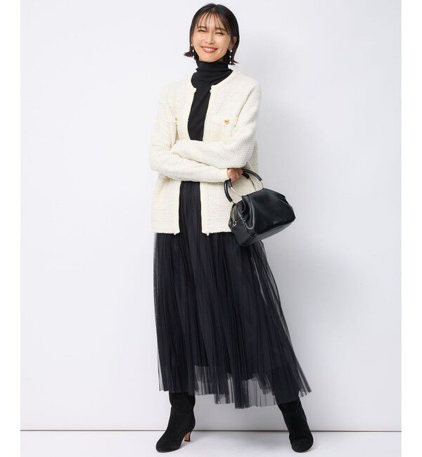 23区「【洗える】チュール プリーツ スカート」|スカート|