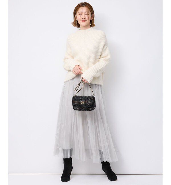 23区「【洗える】チュール プリーツ スカート」|スカート|