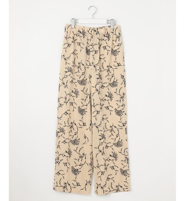 23区「【Indian Factory】フラワーエンブロイダリー ワイドパンツ」|その他|