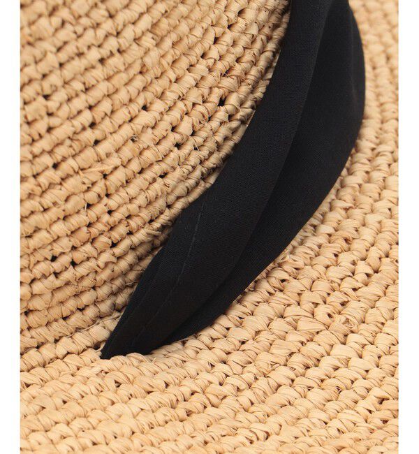 23区「【Oggi8月号掲載/UVケア】ラフィア リボン ハット」|ハット|