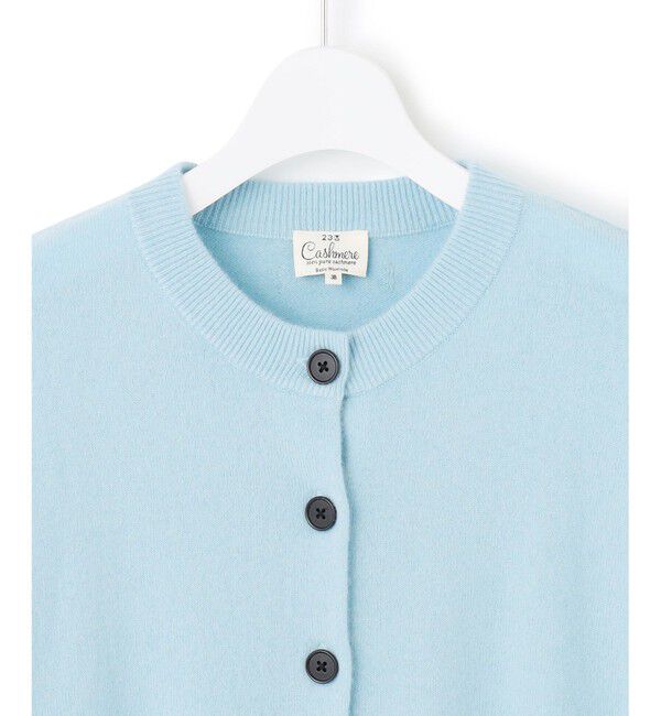 23区「【見上愛さん着用/STORY掲載】ピュアカシミヤ クルーネック カーディガン」|カーディガン|