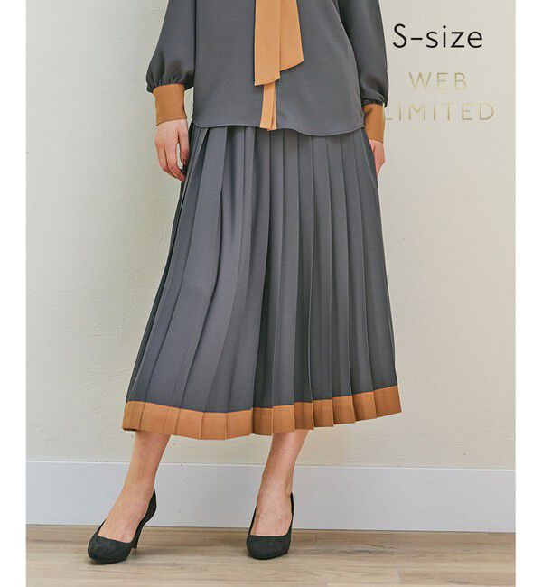 BEIGE,「【WEB限定・S-size】MAKALU / プリーツスカート」|スカート|C.Gray
