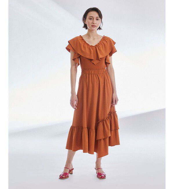 Diagram「フリルニットワンピース」|ワンピース|