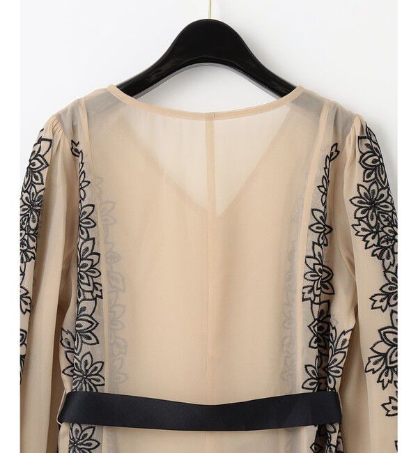  「フラワーカットワークドレス」|ドレス|