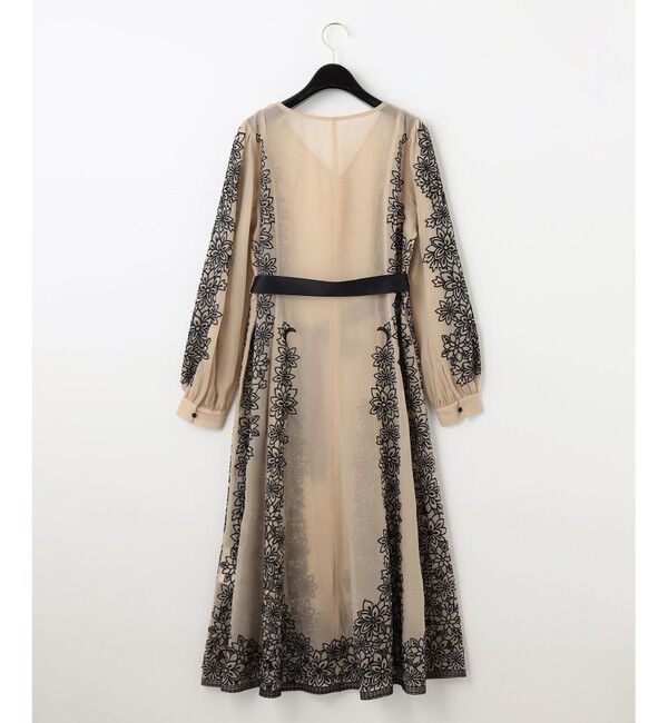  「フラワーカットワークドレス」|ドレス|