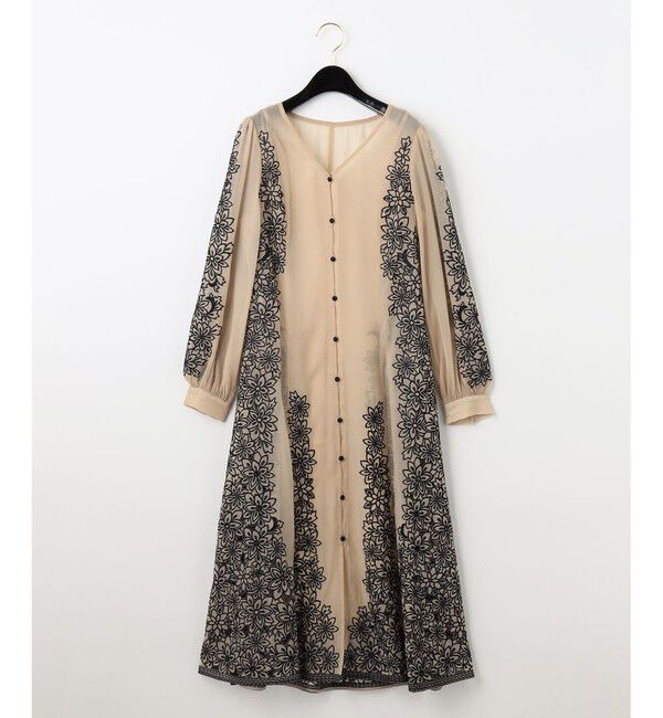  「フラワーカットワークドレス」|ドレス|