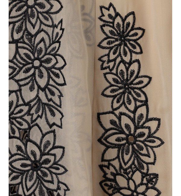  「フラワーカットワークドレス」|ドレス|