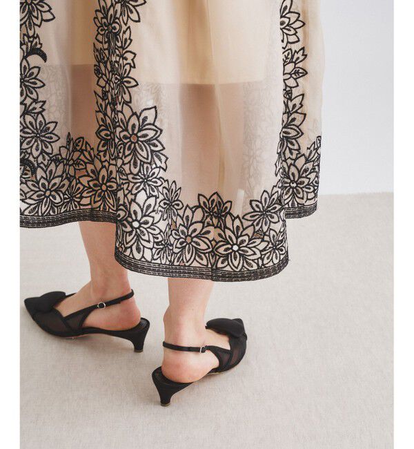  「フラワーカットワークドレス」|ドレス|