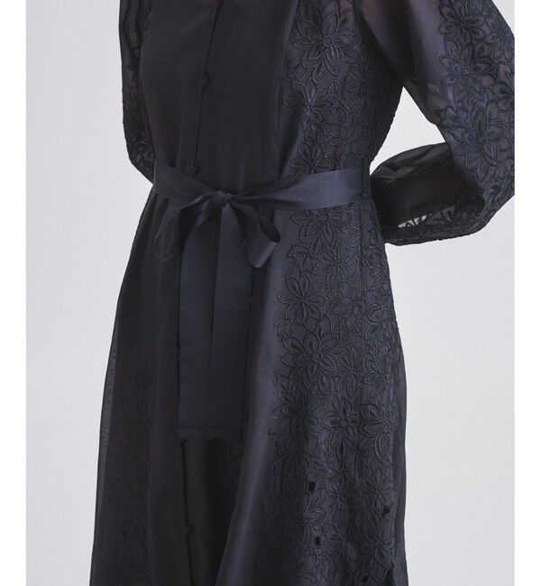  「フラワーカットワークドレス」|ドレス|