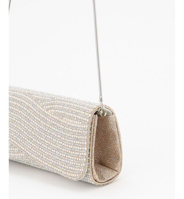 GRACE CONTINENTAL「ラインストーンクラッチバッグ」|クラッチバッグ|