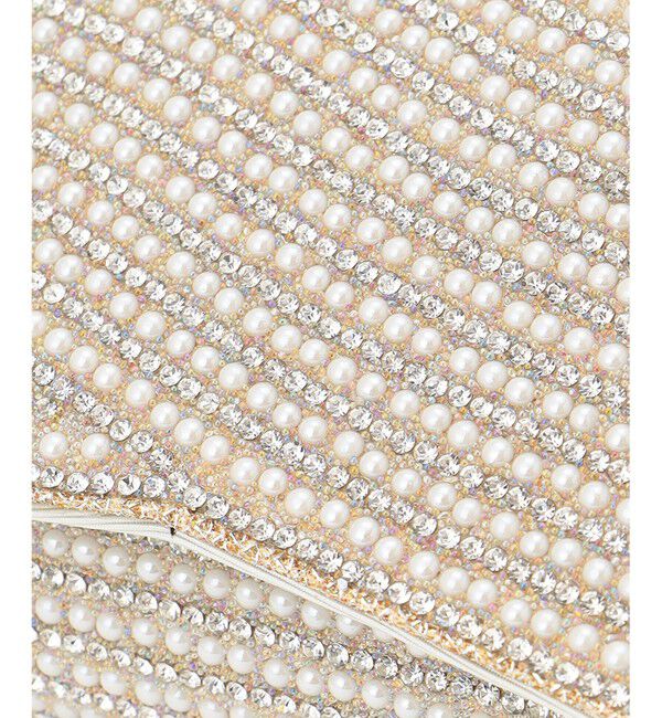 GRACE CONTINENTAL「ラインストーンクラッチバッグ」|クラッチバッグ|