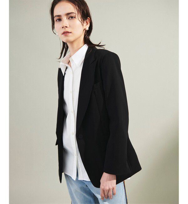 Grace Class「トリアセビッグテーラード」|テーラードジャケット|ブラック