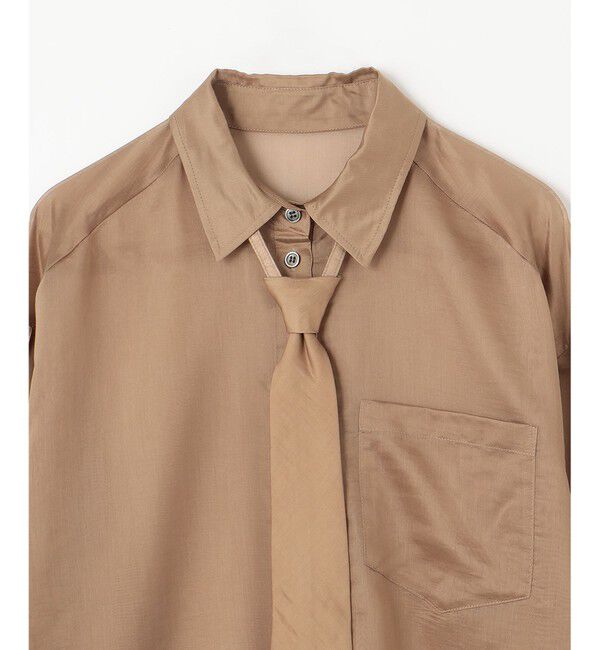 Diagram「ネクタイ付シアーシャツ」|シャツ・ブラウス|