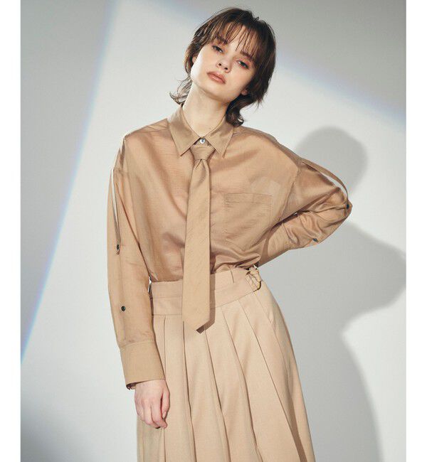 Diagram「ネクタイ付シアーシャツ」|シャツ・ブラウス|