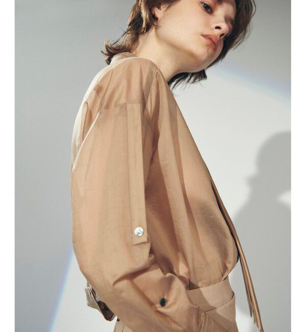 Diagram「ネクタイ付シアーシャツ」|シャツ・ブラウス|