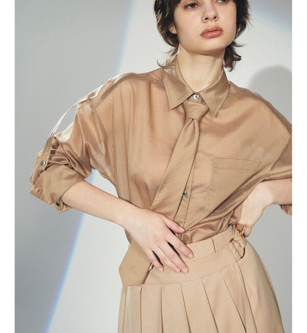 Diagram「ネクタイ付シアーシャツ」|シャツ・ブラウス|