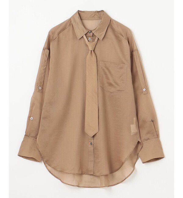 Diagram「ネクタイ付シアーシャツ」|シャツ・ブラウス|