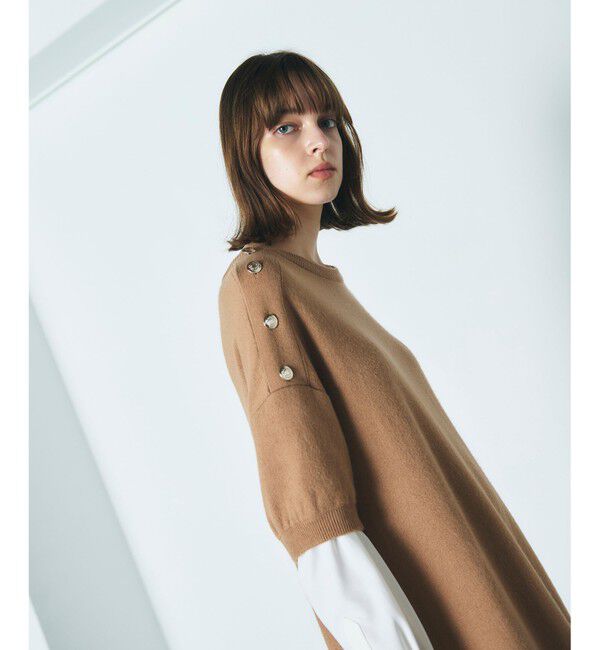 Diagram「シャツレイヤードニットワンピース」|ワンピース|ベージュ