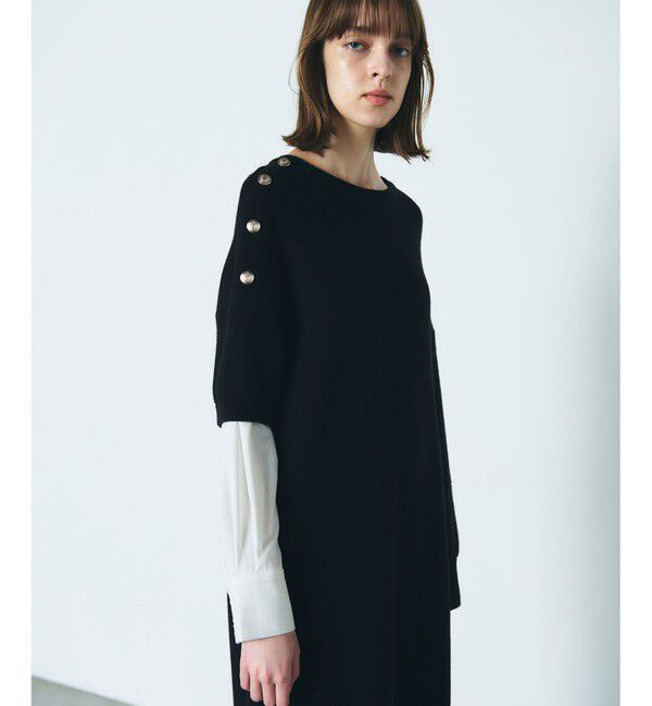 Diagram「シャツレイヤードニットワンピース」|ワンピース|