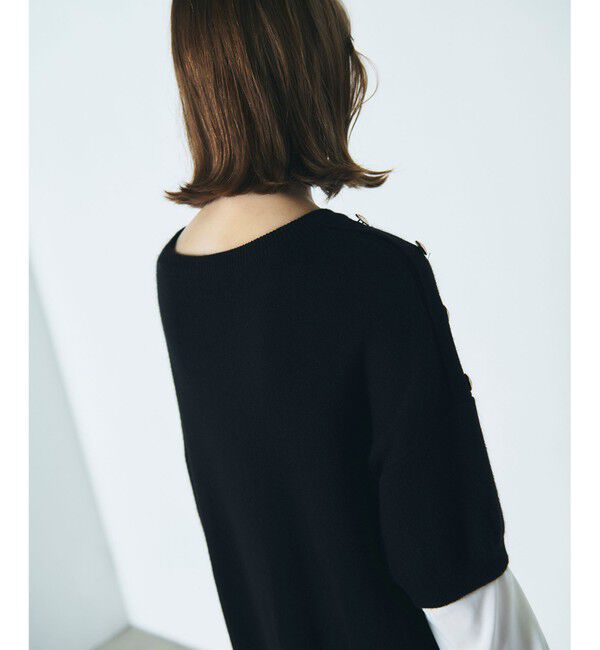 Diagram「シャツレイヤードニットワンピース」|ワンピース|