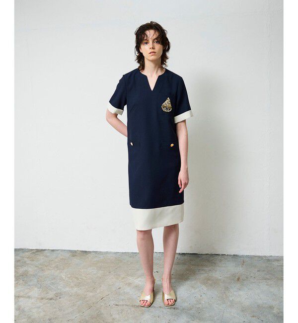 Grace Class「ビジューエンブレムワンピース」|ワンピース|