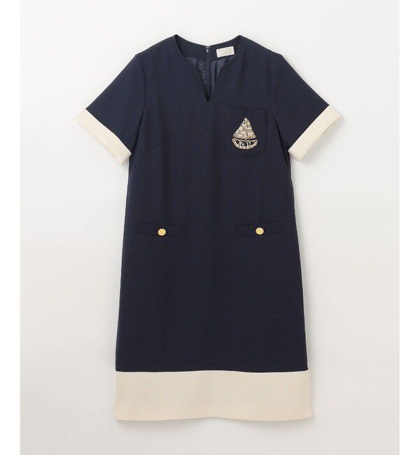 Grace Class「ビジューエンブレムワンピース」|ワンピース|