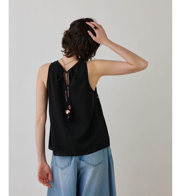 GRACE CONTINENTAL「ビジューノースリーブトップ」|その他|